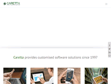 Tablet Screenshot of caretta.net